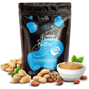 Подарунковий набір арахісової пасти в порошку Nustino: Pure + Chocolate + Pistachio & Chocolate 3x400г