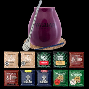 Стартовий набір Yerba Mate калабаш Bombilla 10x50г