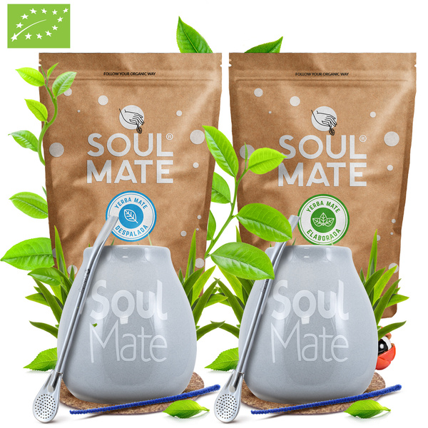 Стартовий набір для двох Йерба Мате Soul Mate Despalada 500 г + Soul Mate Organica 500 г