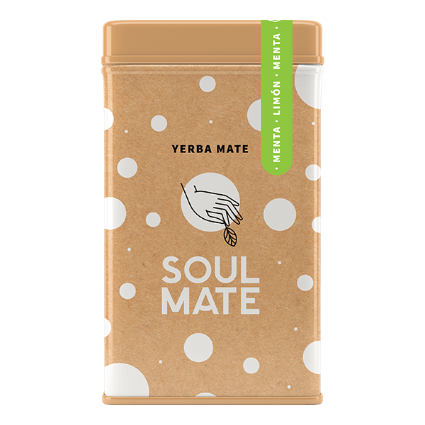 Yerbera – Металева банка + Soul Mate Orgánica Menta Limon 0,5 кг