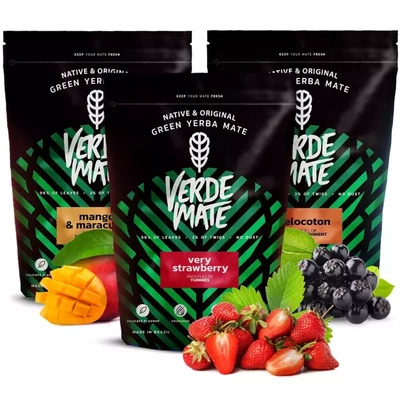 Набір Єрба Мате Verde Mate Green фруктовий 3х500 1,5 кг