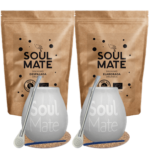 Стартовий набір для двох Йерба Мате Soul Mate Despalada 500 г + Soul Mate Organica 500 г