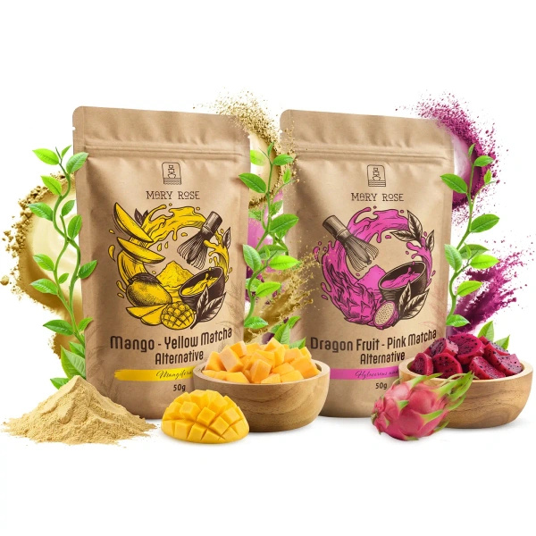 Набір кольорових матча: Yellow Matcha + Pink Matcha