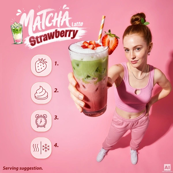 Mary Rose – Strawberry Matcha Latte 100 г