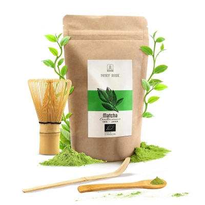 Набір: Matcha (Матча) BIO 100г + Chasen та Chashaku