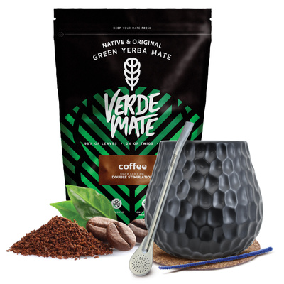 Набір Єрба Мате Verde Mate 500г 0,5кг Калабаш + Бомбілла