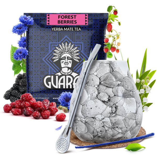 Йерба Мате Набір 50г Калабаш + Бомбілія