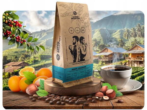 Кавові зерна Bro Coffee Roastery - Brazil Guaxupe Premium 400 г