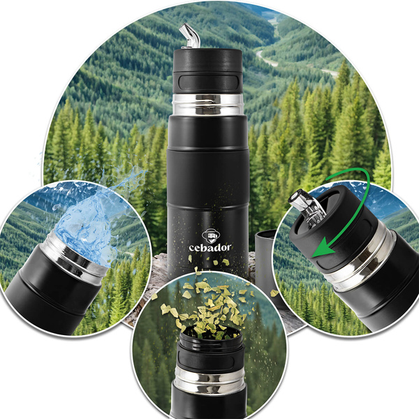 Набір Єрба Мате Verde Mate 500г 0,5кг Yerbomos XL + Калабаш + Бомбілла