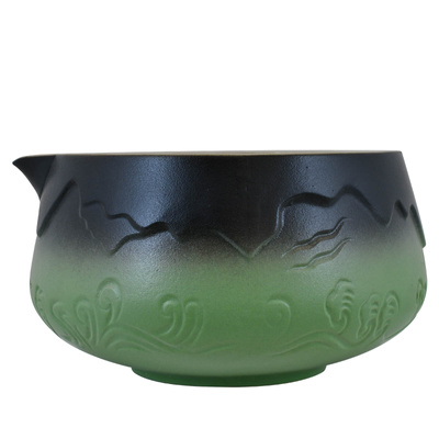Matchawan – Керамічна чаша для матчу з носиком – Mountain (зелений)