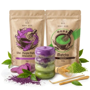 Набір для кольорового Matcha Latte: Matcha + Purple Matcha + аксесуари