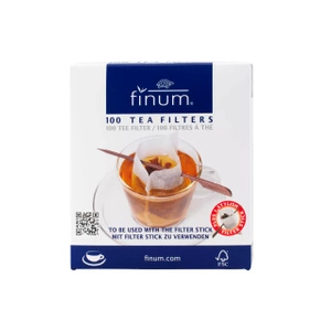 Паперові фільтри для чаю (100 шт.) з паличкою