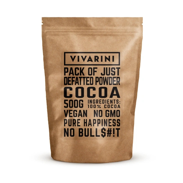 Vivarini – Алкалізоване какао темне (порошок) 0,5 кг