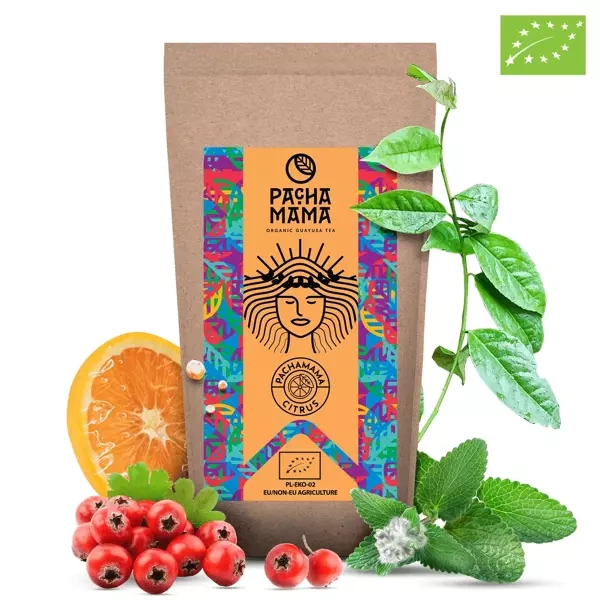 Guayusa Pachamama Citrus - з органічним сертифікатом - 100г