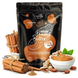 Nustino – Арахісове масло в порошку – Cinnamon (без додавання цукру) 400 г