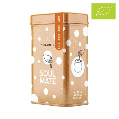 Yerbera – Металева банка + Soul Mate Orgánica Anís 0,5 кг