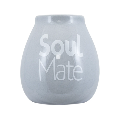 Керамічний калабас szara з логотипом Soul Mate - 350 мл