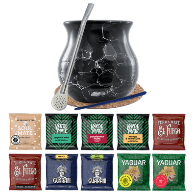 Набір Yerba Mate 10x50g Calabash Bombilla 500g