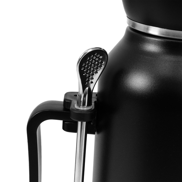 YerbaGo – Термос з калабасою та бомбільєю 1,3 л – чорний