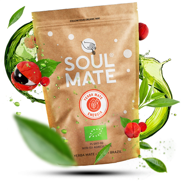 Набір Єрба Мате Soul Mate 500г 0,5кг Yerbomos XL + Калабаш + Бомбілла