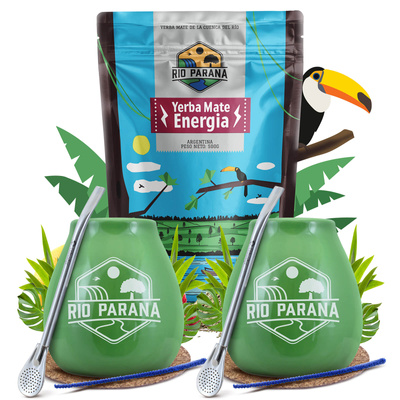 Стартовий набір Yerba Mate Rio Parana для двох 500г