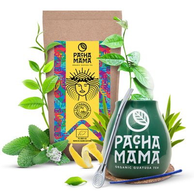 Набір аксесуарів Чай Гуаюса Pachamama 100г