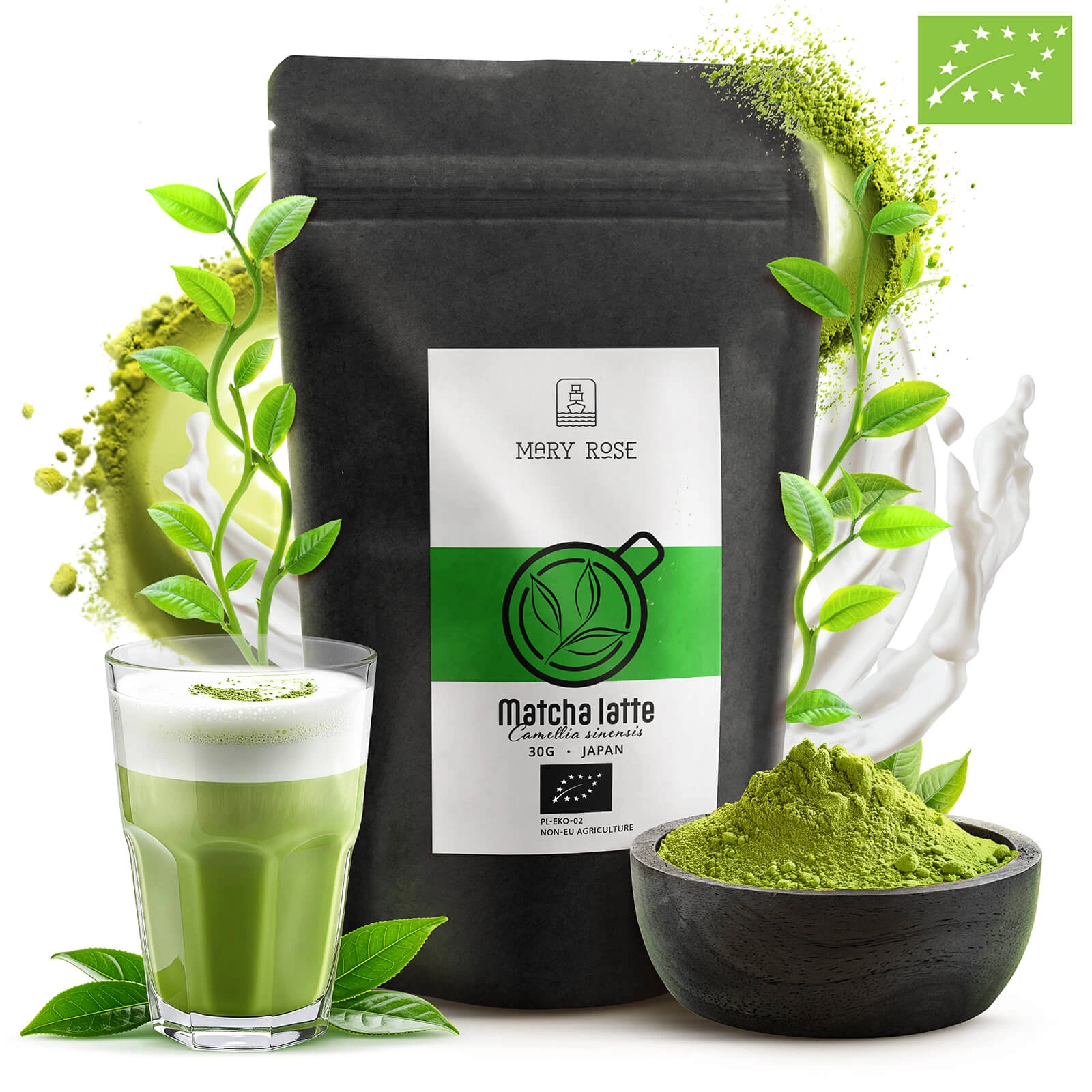 Matcha Latte Packaging