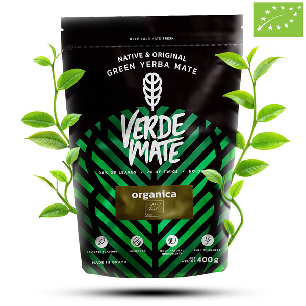 Набір Єрба Мате Verde Mate 400г 0,4кг Калабаш + Бомбілла
