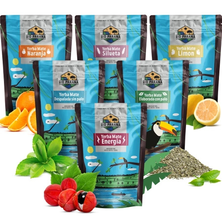 Набір Yerba Mate Rio Parana різних видів 6x500г