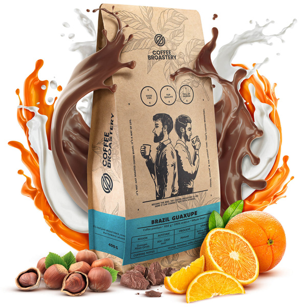 Кавові зерна Coffee Broastery - Brazil Guaxupe Premium 400 г