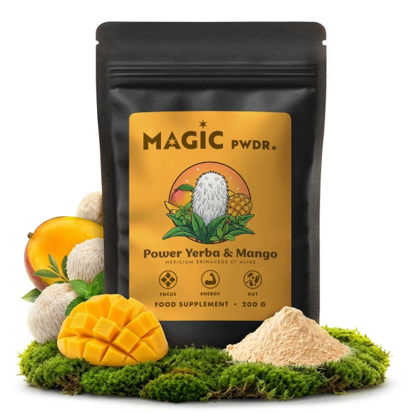 Magic Pwdr – Power Yerba & Mango – Focus & Gut Blend 200 г