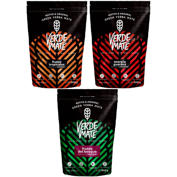 Набор Yerba Verde Mate Green różne smaki 3x500 г