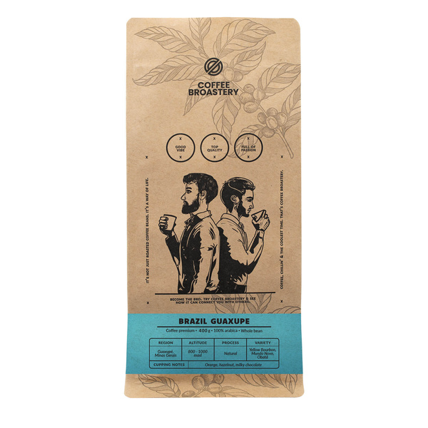 Кавові зерна Coffee Broastery - Brazil Guaxupe Premium 400 г