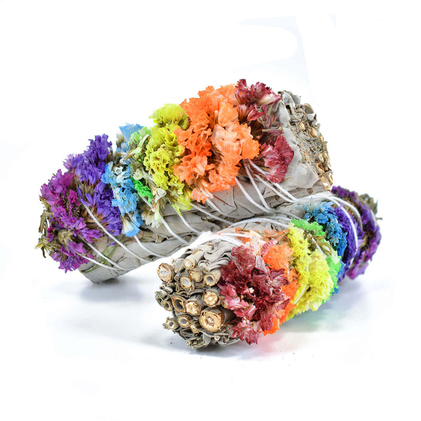 Подарунковий набір: Пало Санто 50 г + білий шавлія "Сім чакр"