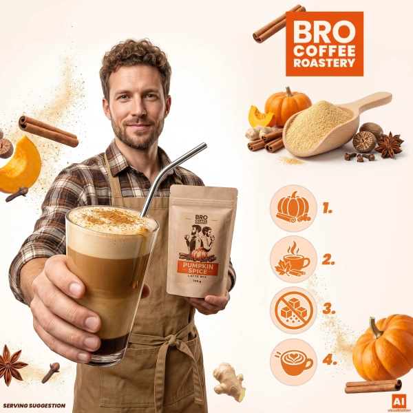 Bro Coffee Roastery – Pumpkin Spice Latte Mix 100 г