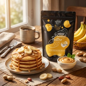 Набір арахісової пасти в порошку Nustino: Classic + Banana 2x400г