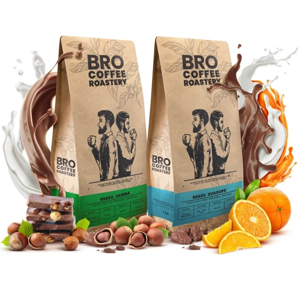 Набір Bro Bro Coffee Roastery Brazil Guaxupe + Brazil Samba 2x1кг (2кг)