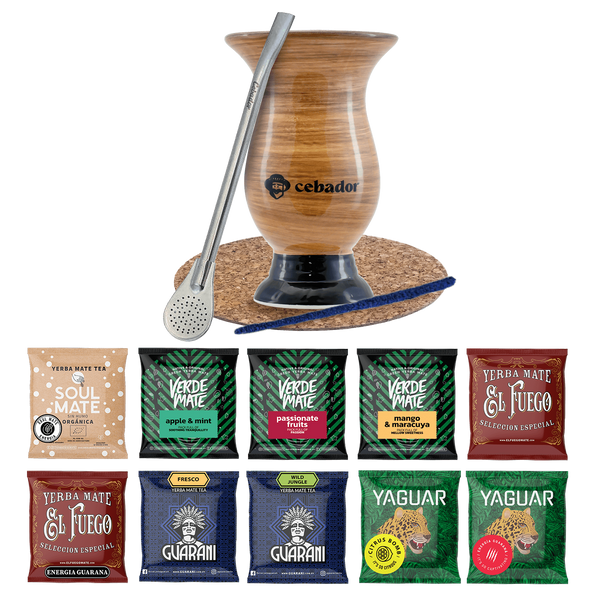 Набір Yerba Mate 10x50g Calabash Bombilla 500g