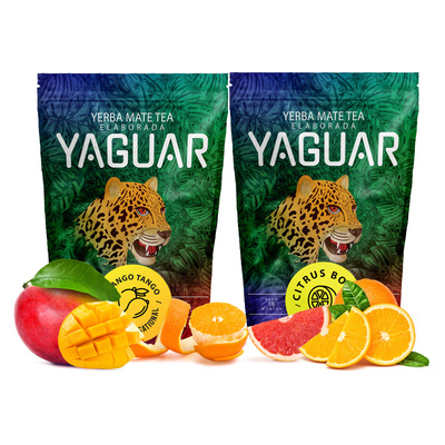 Yerba Mate Yaguar фруктовий Citrus Mango 2x500g 1kg