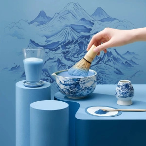 Церемоніальний набір для приготування чаю матча: японська органічна матча 30г + аксесуари