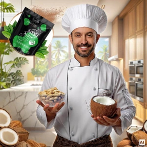 Nustino – Арахісове масло в порошку – Coconut (без додавання цукру) 400 г