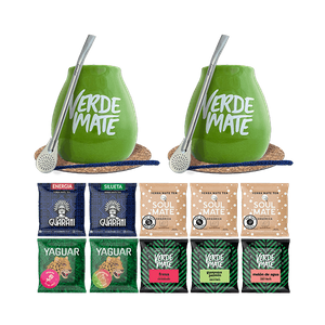 Набір Yerba Verde Mate Green Калабас Бомбілія 10x50