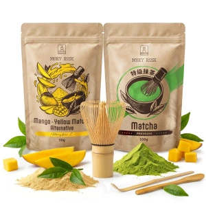 Набір для кольорового Matcha Latte: Matcha + Yellow Matcha + аксесуари