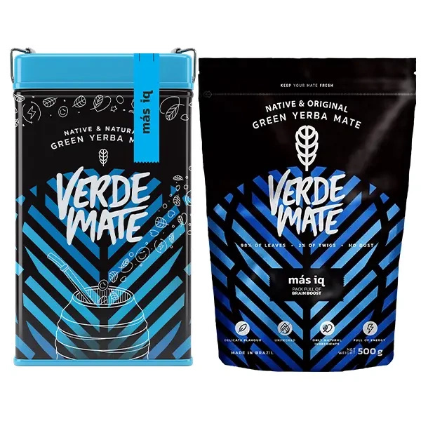 Yerbera Йерба Мате Verde Mate Mas IQ 2x500 г