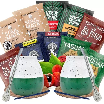 Набір Yerba Mate для двох "Фруктовий" для початку