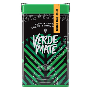 Yerbera – Металева банка + Verde Mate Green Frutos Tropicales 0,5 кг