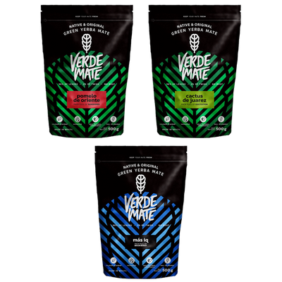 Набор Yerba Verde Mate Green różne rodzaje 3x500 г