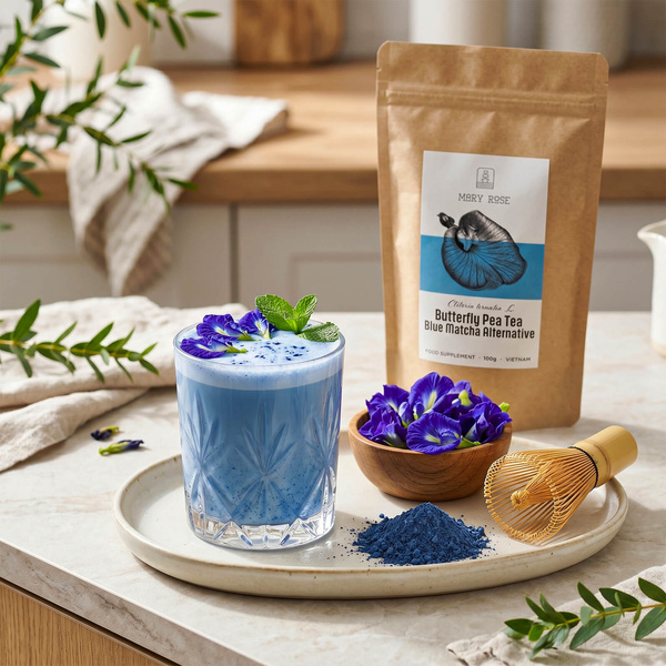 Mary Rose – Blue Matcha Alternative – Butterfly Pea Tea (порошок) 100 г