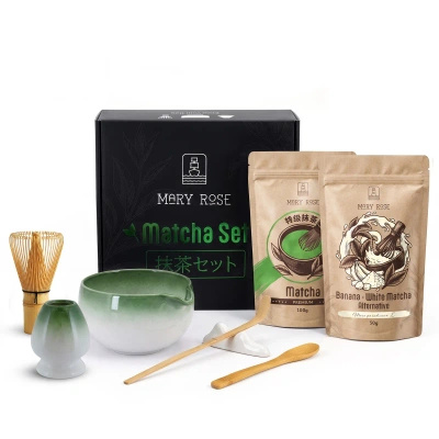 Подарунковий набір для кольорового Matcha Latte: Matcha + White Matcha + аксесуари