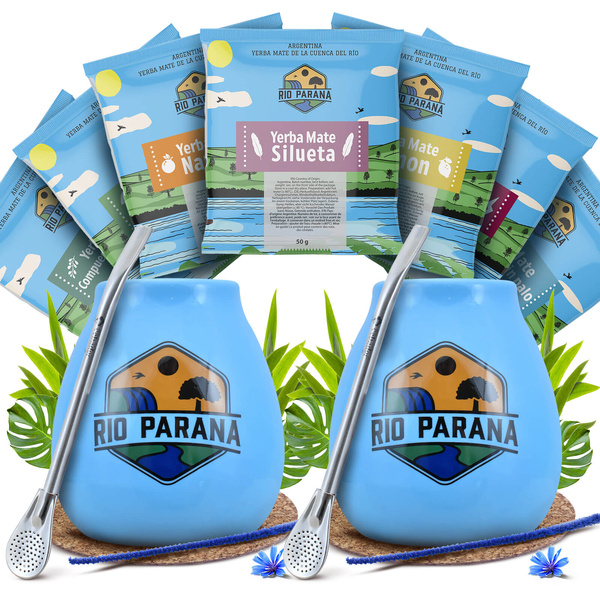 Набір Yerba Mate Rio Parana для двох Калабаш Bombilla
